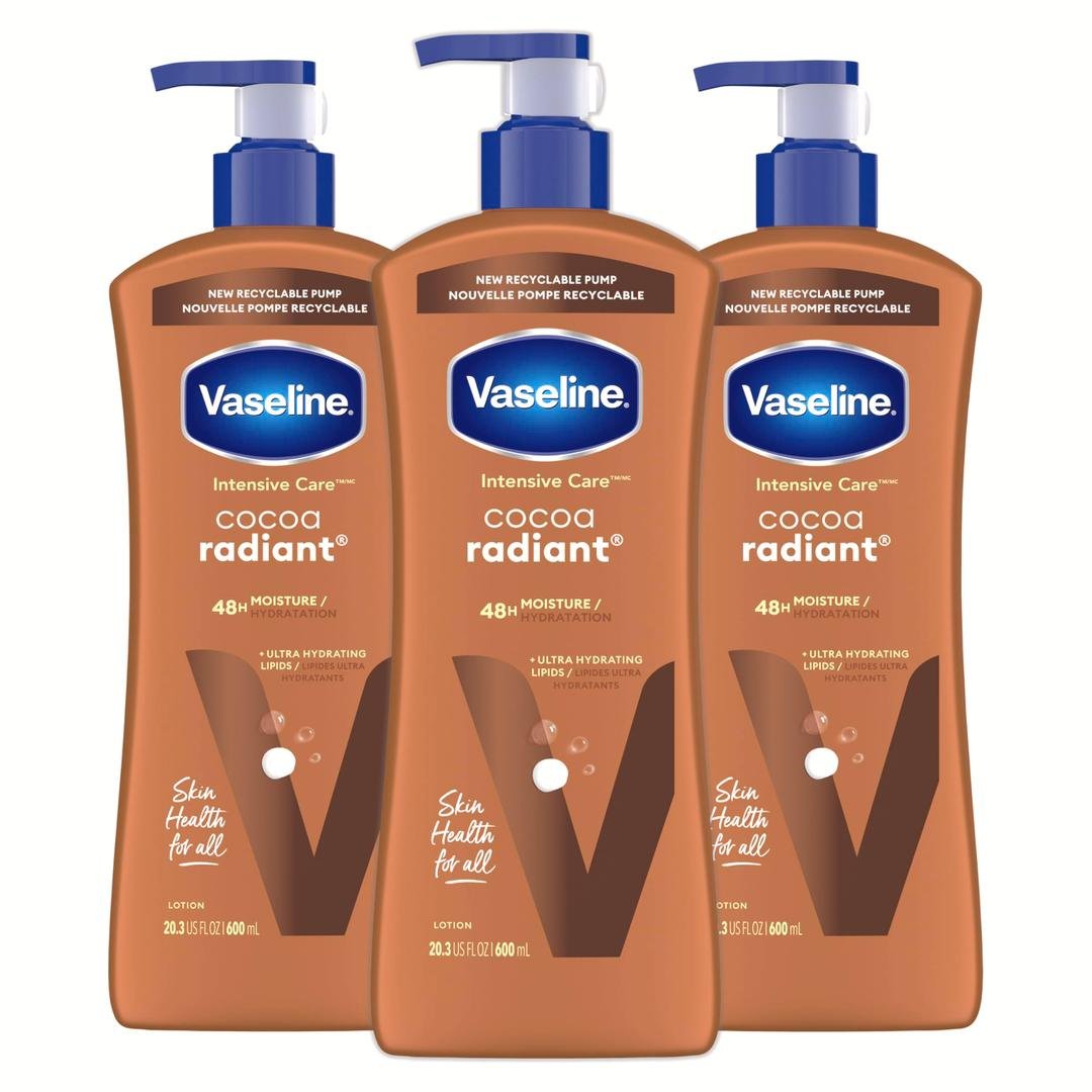 Lotion Corporelle Vaseline Cocoa Radiant – 600 ml