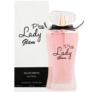 "P'tite Lady Glam" est une marque de parfum qui évoque la féminité, l'élégance et le glamour